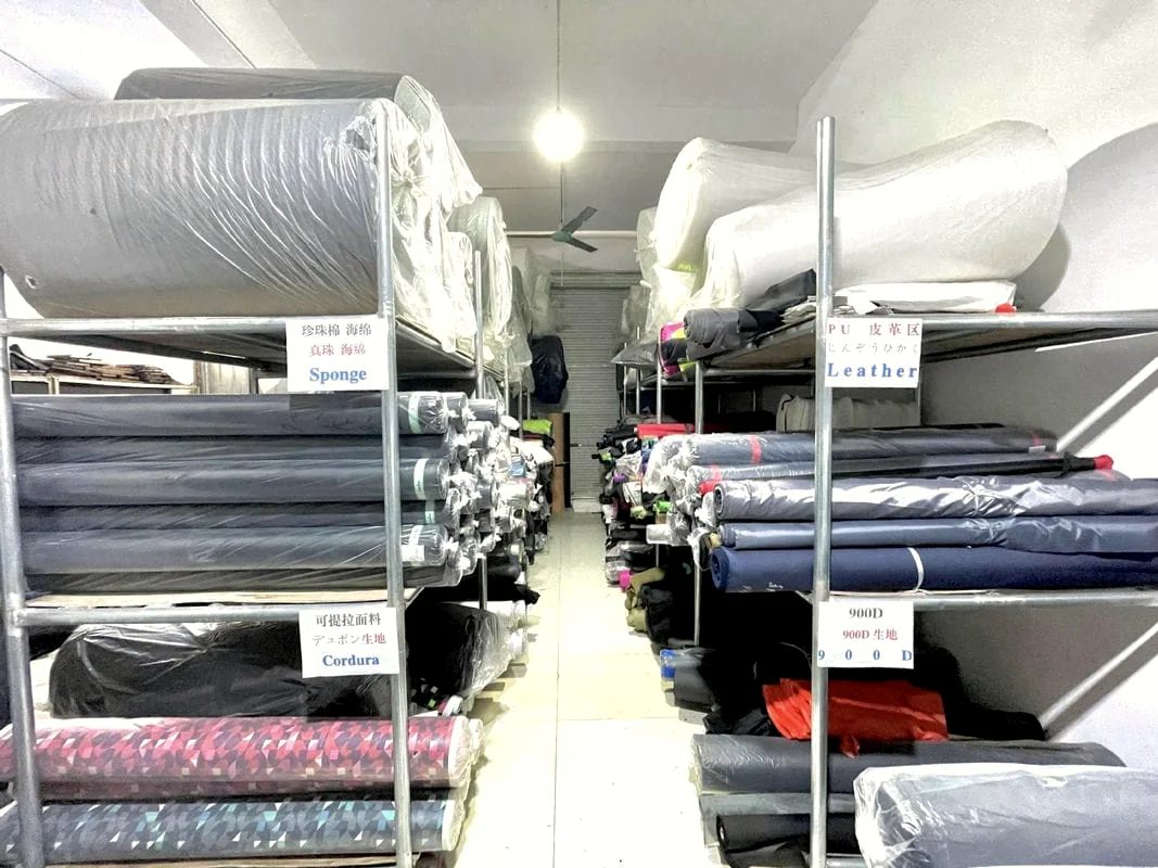 Materials &mdash; bag manufacturing process at Feima, Jinhua China