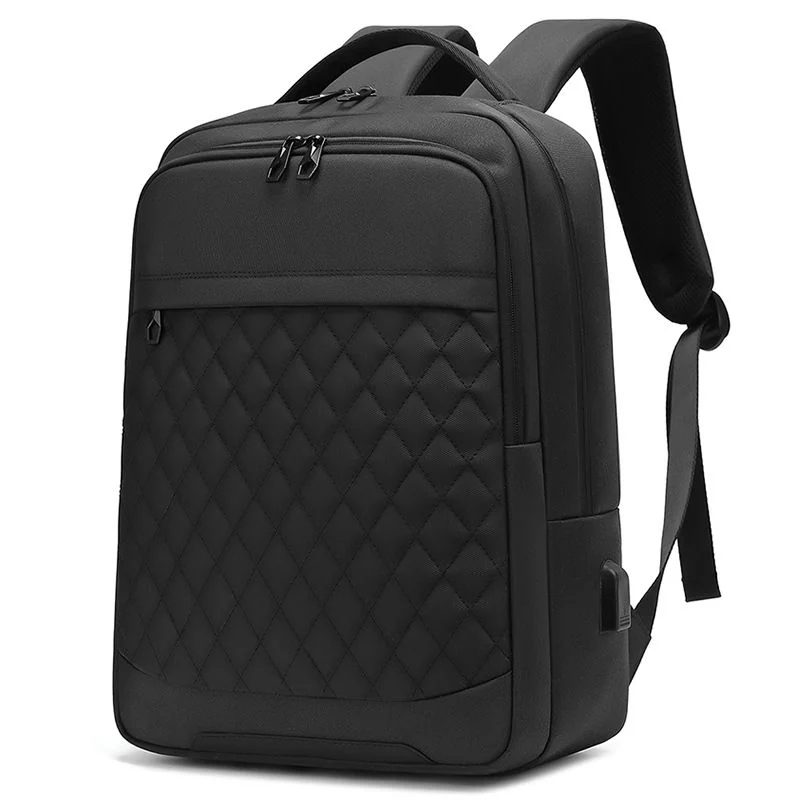 Backpack with Diamond Quilted Front Pocket FF-102 by Feima Bag