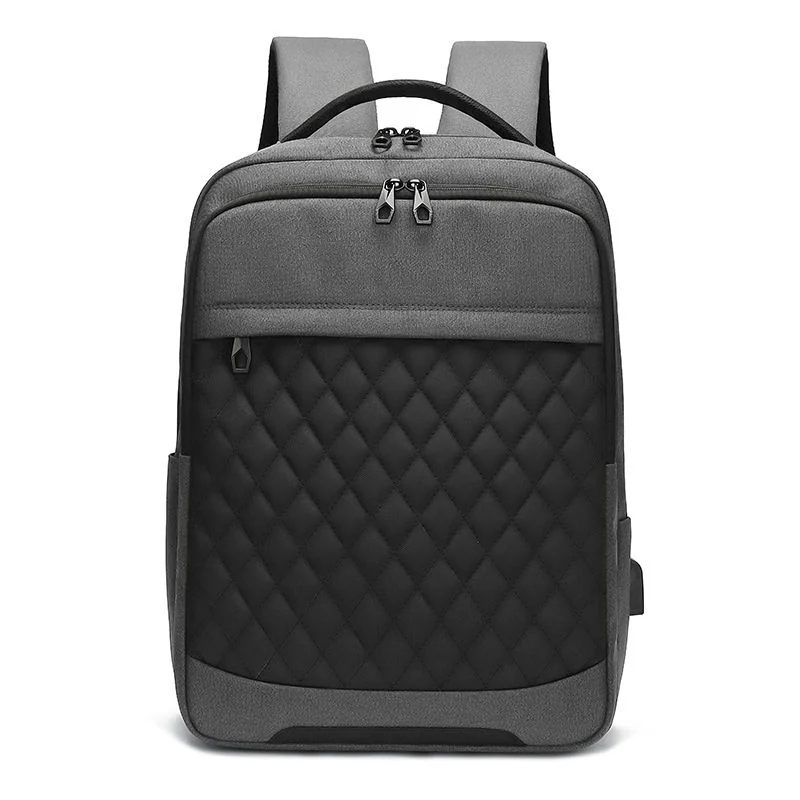 Backpack with Diamond Quilted Front Pocket FF-102 by Feima Bag