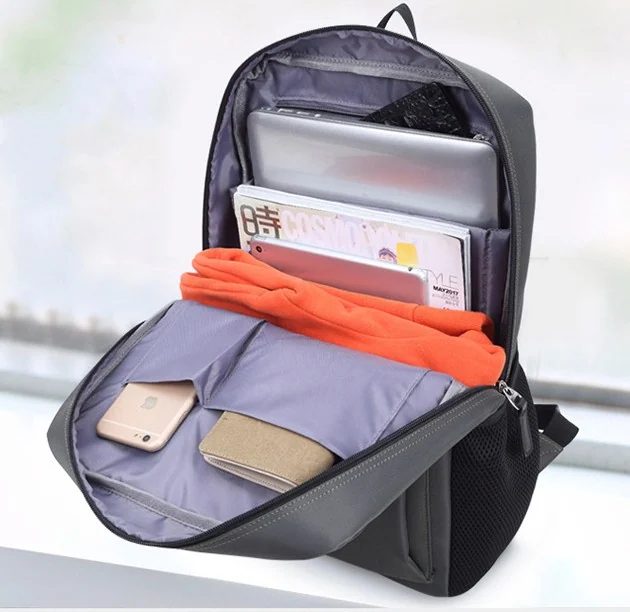 Backpack with Buckled Front Flap Pocket FF-107 by Feima Bag