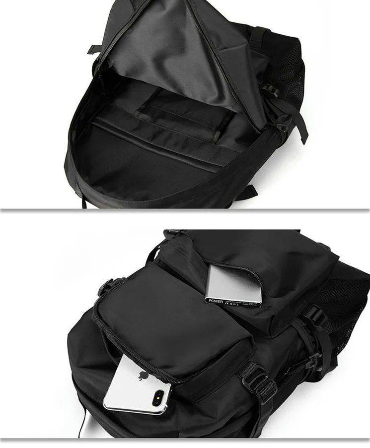 Backpack with Stacked Front Pockets FF-118 by Feima Bag