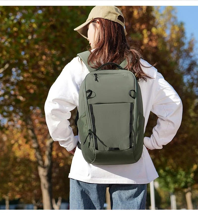 Plain Backpack with Wide Main Opening FF-140A by Feima Bag