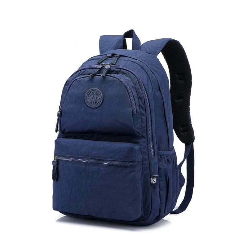 Rounded backpack with layered front zip pockets FF-144 by Feima Bag
