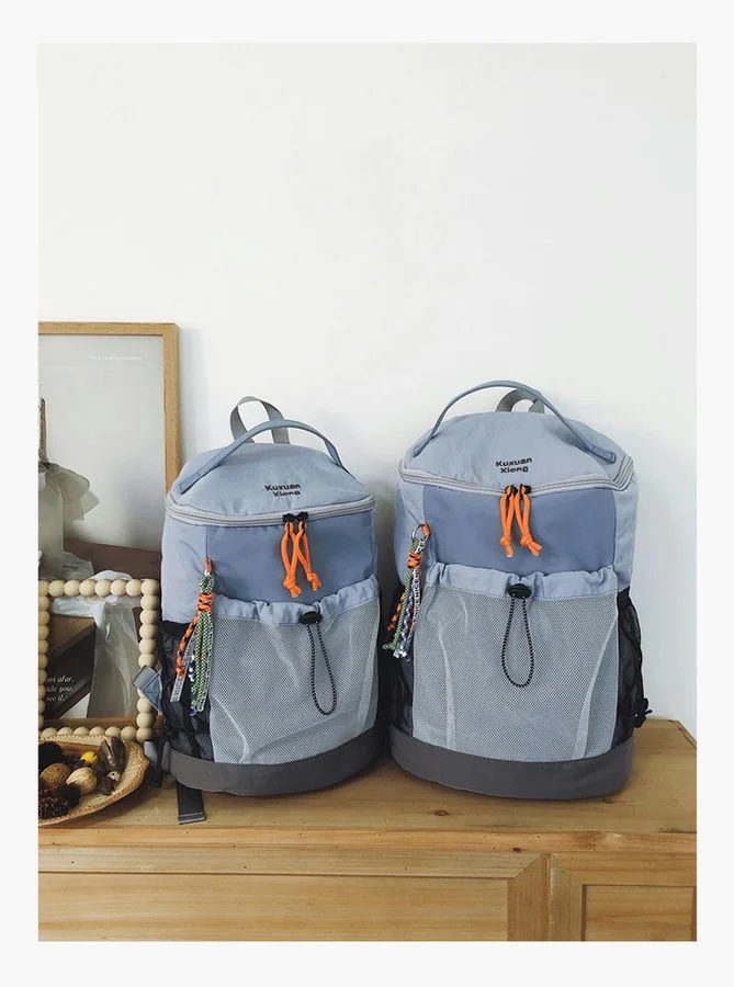 Two-Size Backpack with Gathered Mesh Front FF-155A by Feima Bag