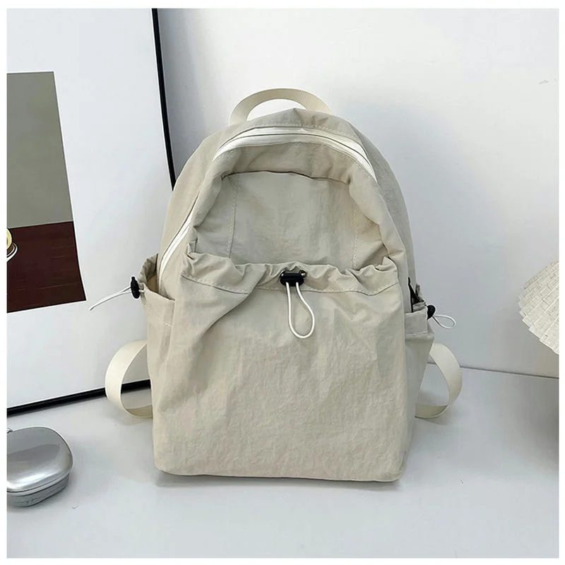 Backpack with gathered front and side pockets FF-176 by Feima Bag