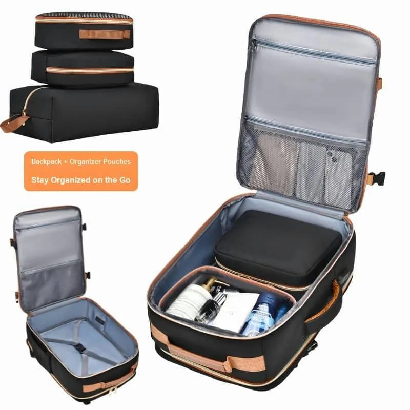 Travel Backpack with Contrast Trim FF-189 by Feima Bag