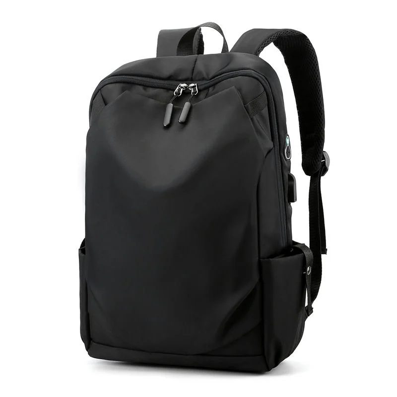 Backpack with a plain front and curved top zip FF-191 by Feima Bag