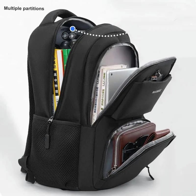 Backpack with Stacked Front Zip Pockets FF-202 by Feima Bag