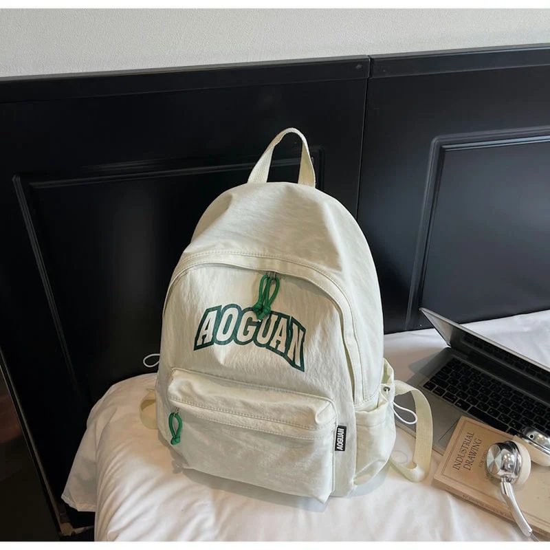 Casual Backpack with Rear Zip Pocket and Cord Pullers FF-216 by Feima Bag