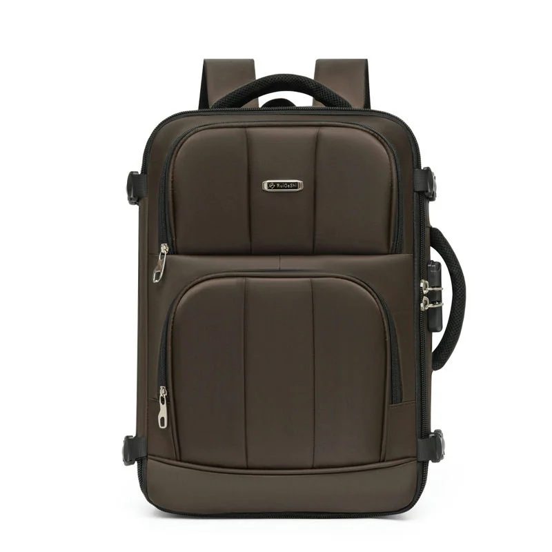 Travel Backpack with Side Handle and Twin Front Compartments FF-235 by Feima Bag
