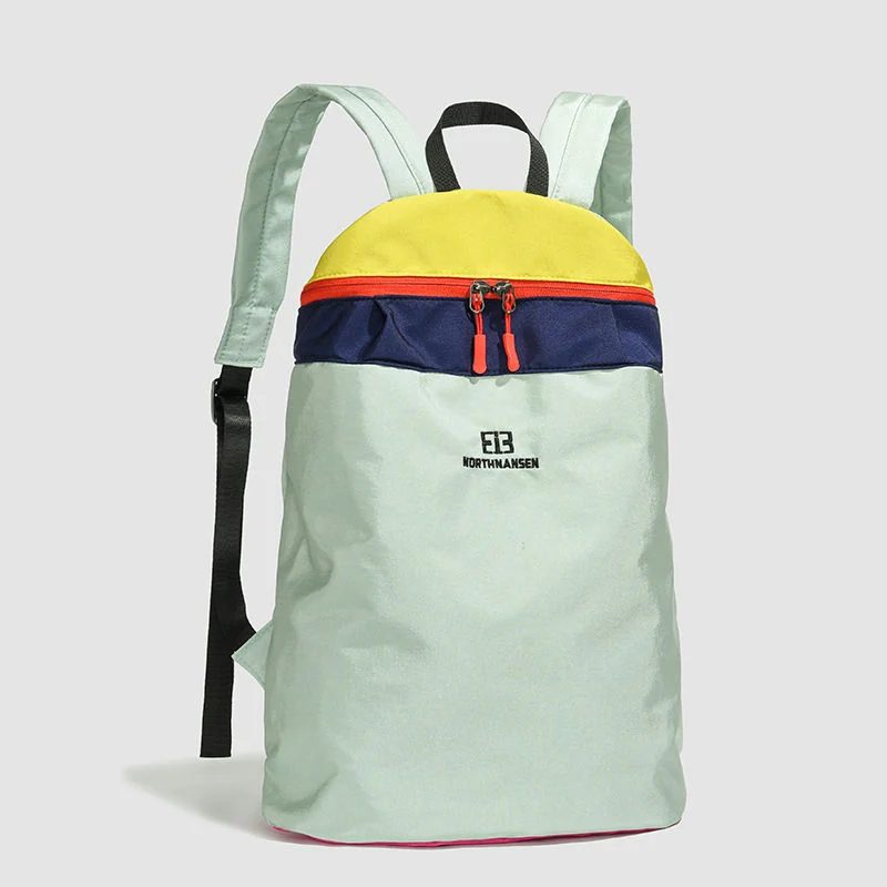 Colour-Block Backpack with a Zip-Around Top FF-241 by Feima Bag