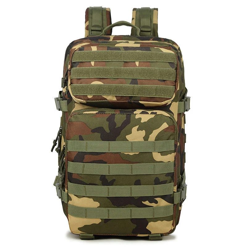 Webbing Backpack with Two Stacked Front Pockets FMK-017 by Feima Bag