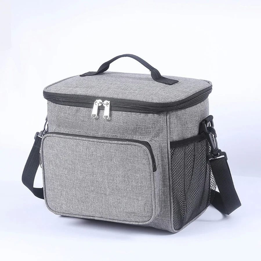Box-Shaped Cooler Bag with Zip Lid FK-037 by Feima Bag