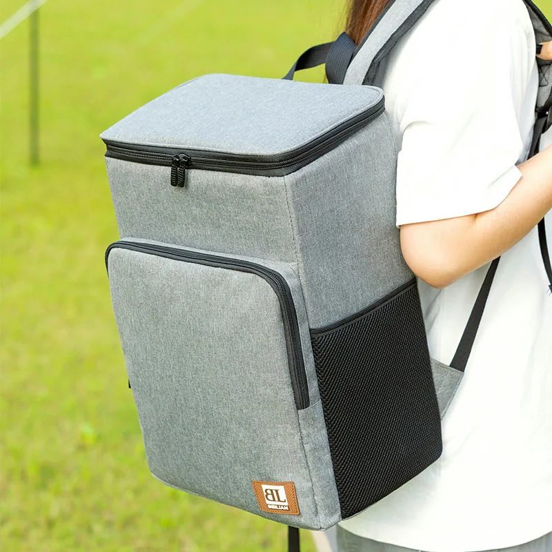 Cooler backpack with rectangular zip lid FK-060 by Feima Bag