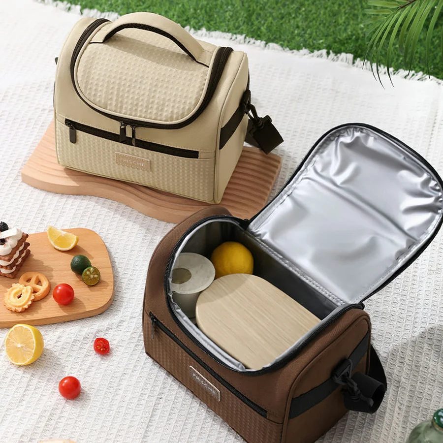 Lunch bag with a rounded zip lid FK-062 by Feima Bag