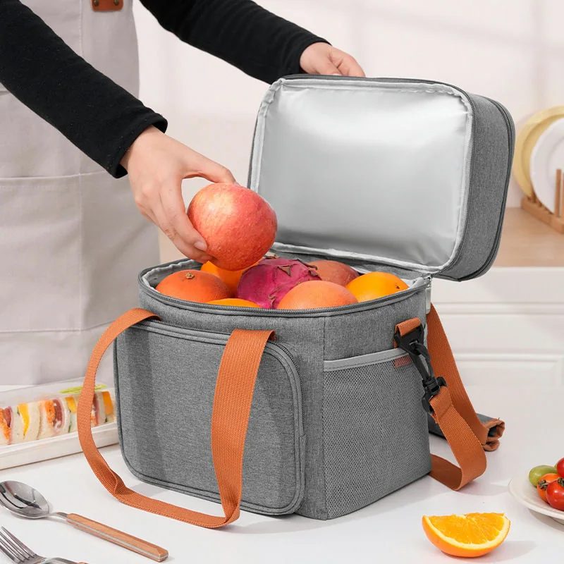 Lunch Cooler Bag with Two Zip Levels FK-064 by Feima Bag