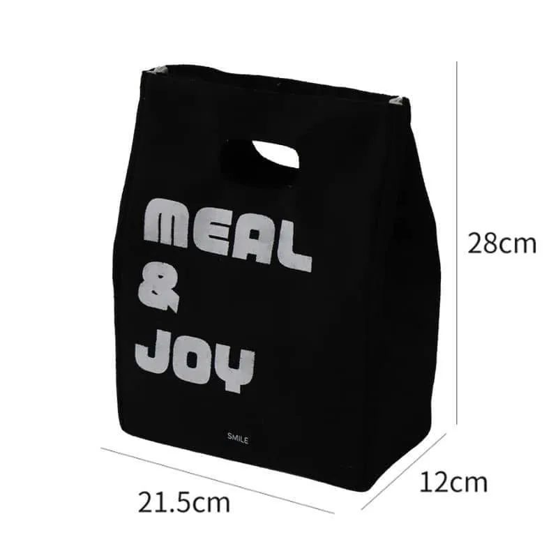 Upright Canvas Lunch Tote with Cut-Out Handle FK-079 by Feima Bag