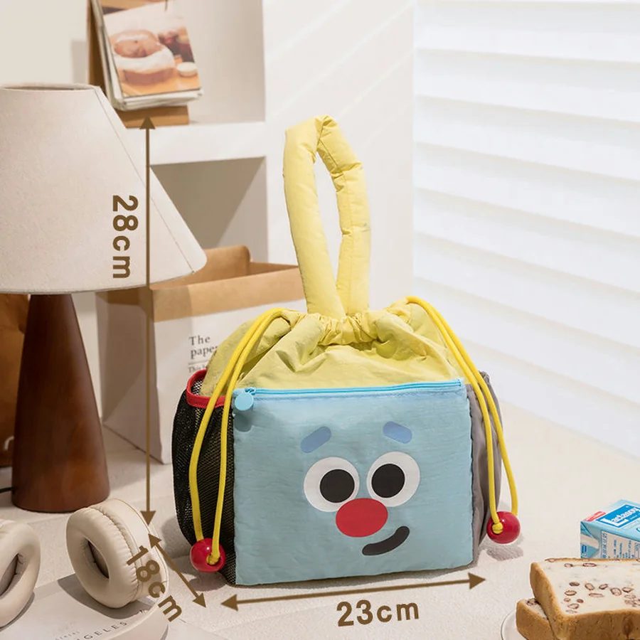 Character Drawstring Tote with Loop Handle FK-083 by Feima Bag