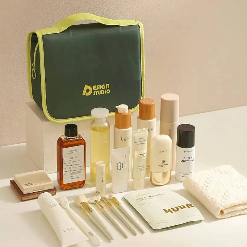 Two Tone Fold Out Toiletry Organiser FJ-028A by Feima Bag