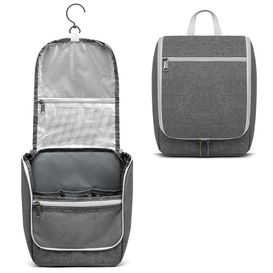 Hanging wash bag with a folding pocket panel FJ-051 by Feima Bag
