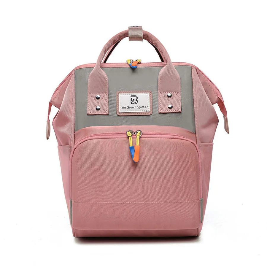 Diaper backpack with a contrasting upper panel FM-017 by Feima Bag