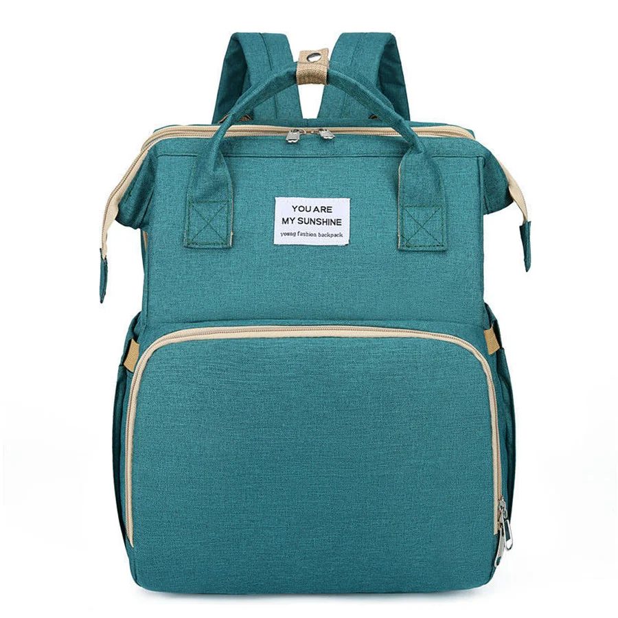 Diaper Backpack with Plain Curved Front Pocket FM-020 by Feima Bag