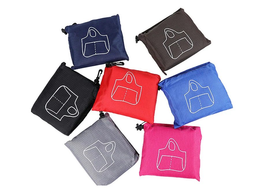 Foldable Shopping Tote with Contrast Pockets FA-010B by Feima Bag