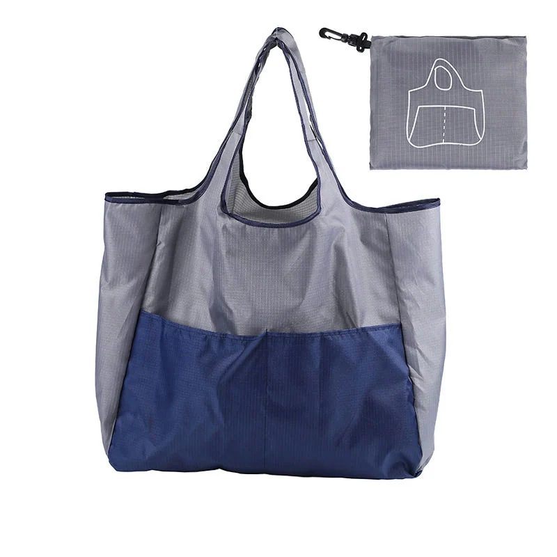 Foldable Shopping Tote with Contrast Pockets FA-010B by Feima Bag