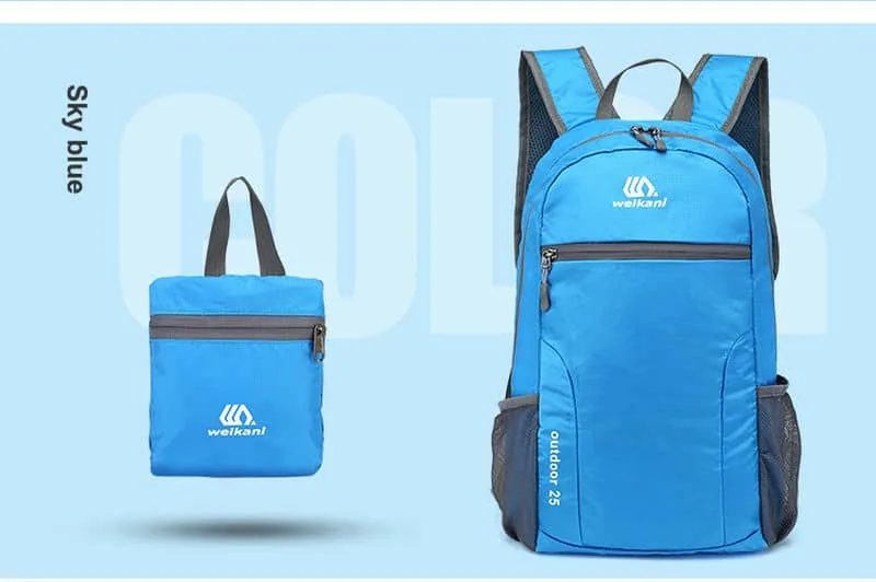 Foldable Backpack with Front Zip Pocket FA-059 by Feima Bag