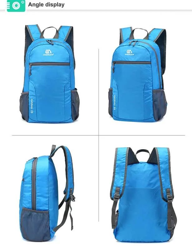 Foldable Backpack with Front Zip Pocket FA-059 by Feima Bag