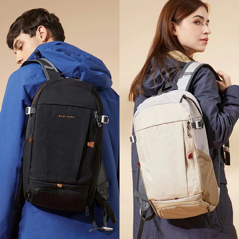 Folding Backpack with Orange Zip and Mesh Sides FA-062 by Feima Bag