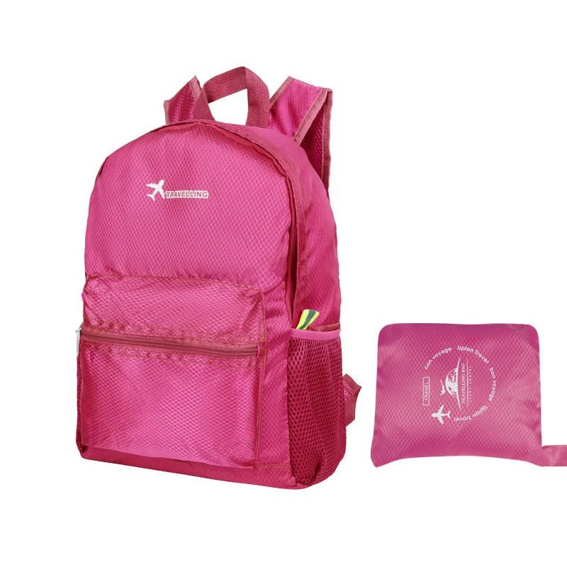 Packable Backpack with Square Zipped Pouch Form FA-063 by Feima Bag