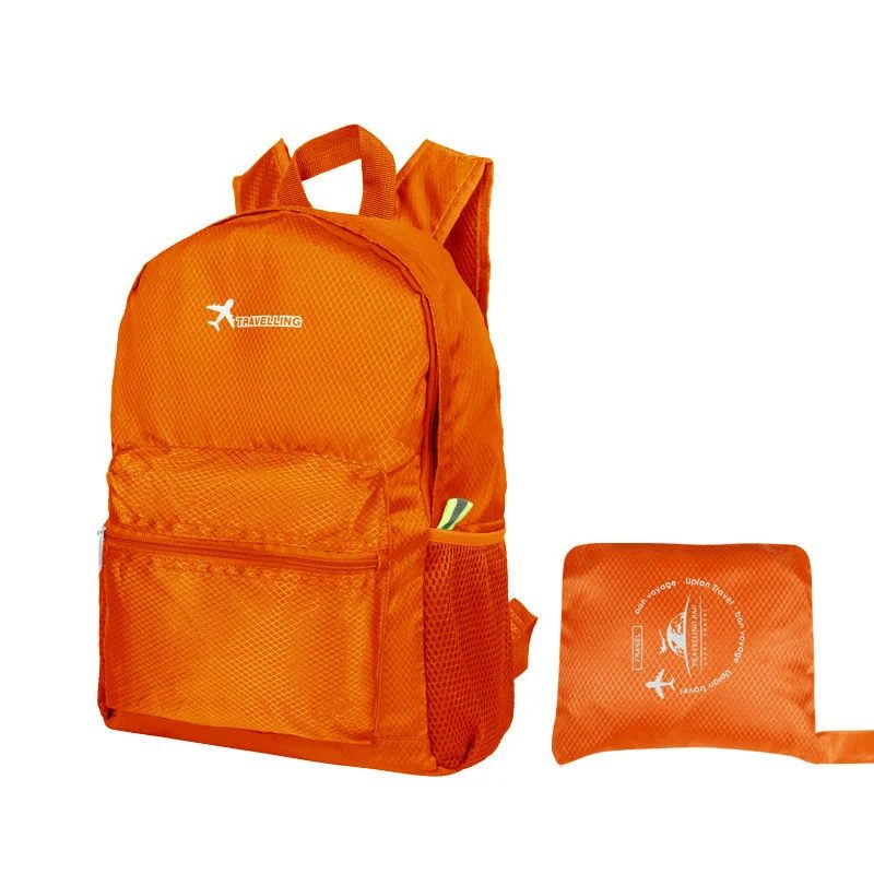 Packable Backpack with Square Zipped Pouch Form FA-063 by Feima Bag