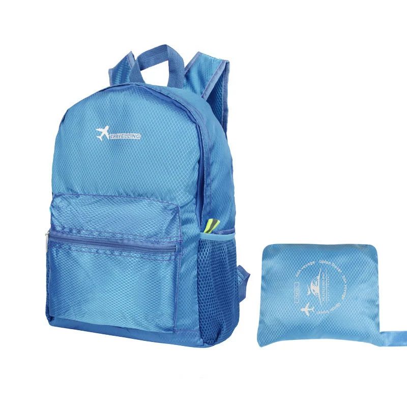 Packable Backpack with Square Zipped Pouch Form FA-063 by Feima Bag