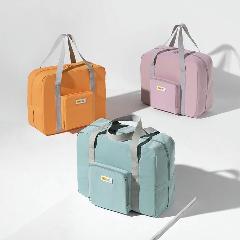 Folding travel tote with a lower expansion section FA-067 by Feima Bag