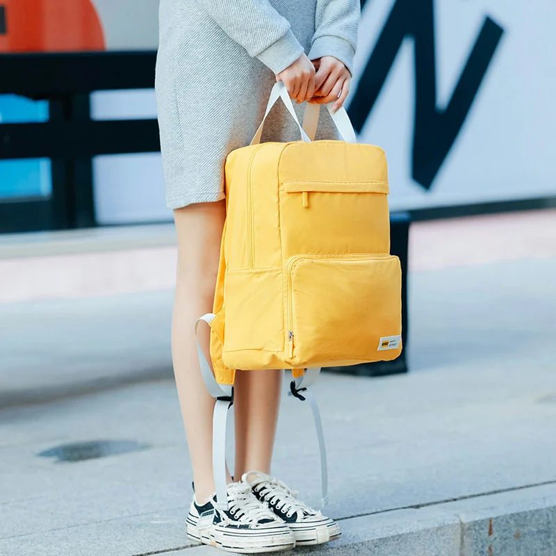Plain Foldable Backpack with Short Handles FA-070 by Feima Bag
