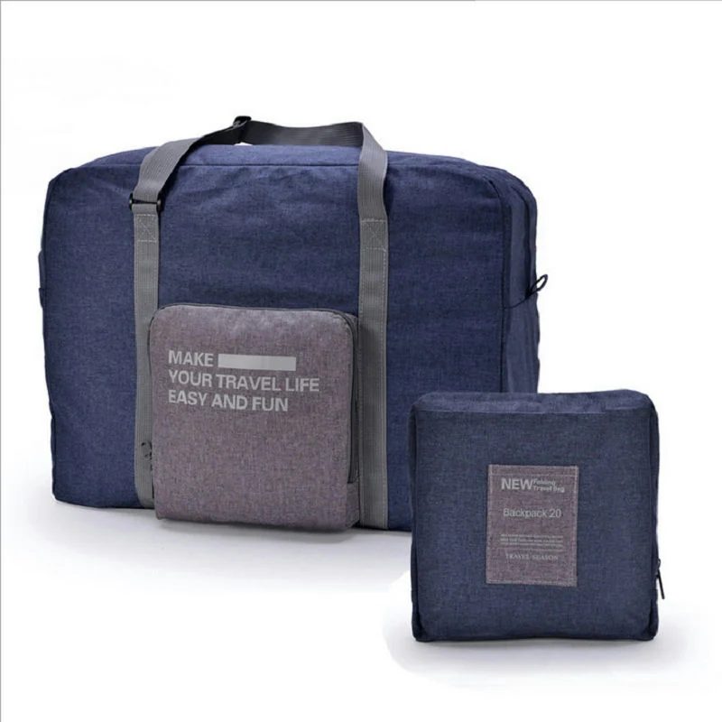 Folding Travel Bag with Rectangular Front Zip Pocket FA-081 by Feima Bag