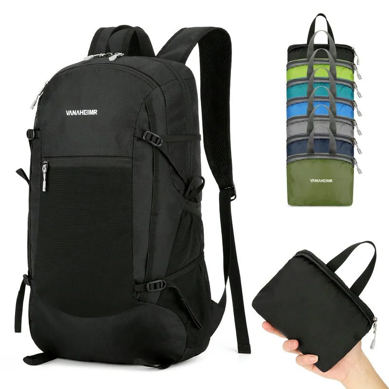 Folding Backpack with Front Mesh Pocket FA-088 by Feima Bag