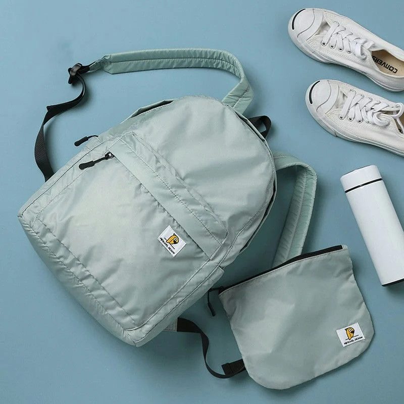 Foldable backpack with horizontal front zip pocket FA-091 by Feima Bag