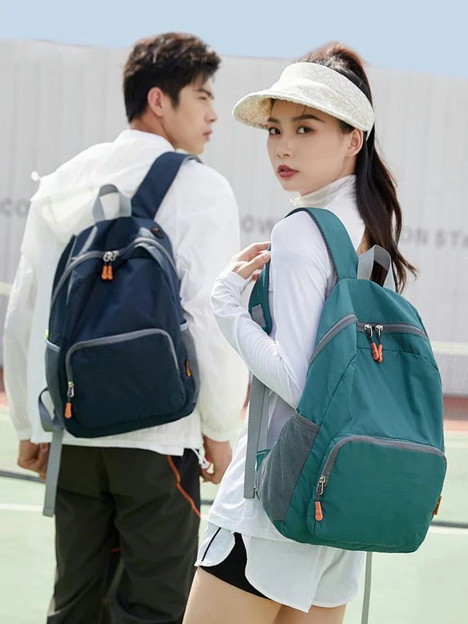 Foldable backpack with front packing pocket FA-096 by Feima Bag