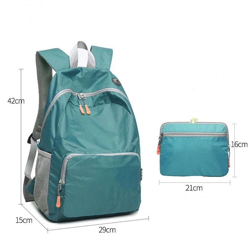 Foldable backpack with front packing pocket FA-096 by Feima Bag