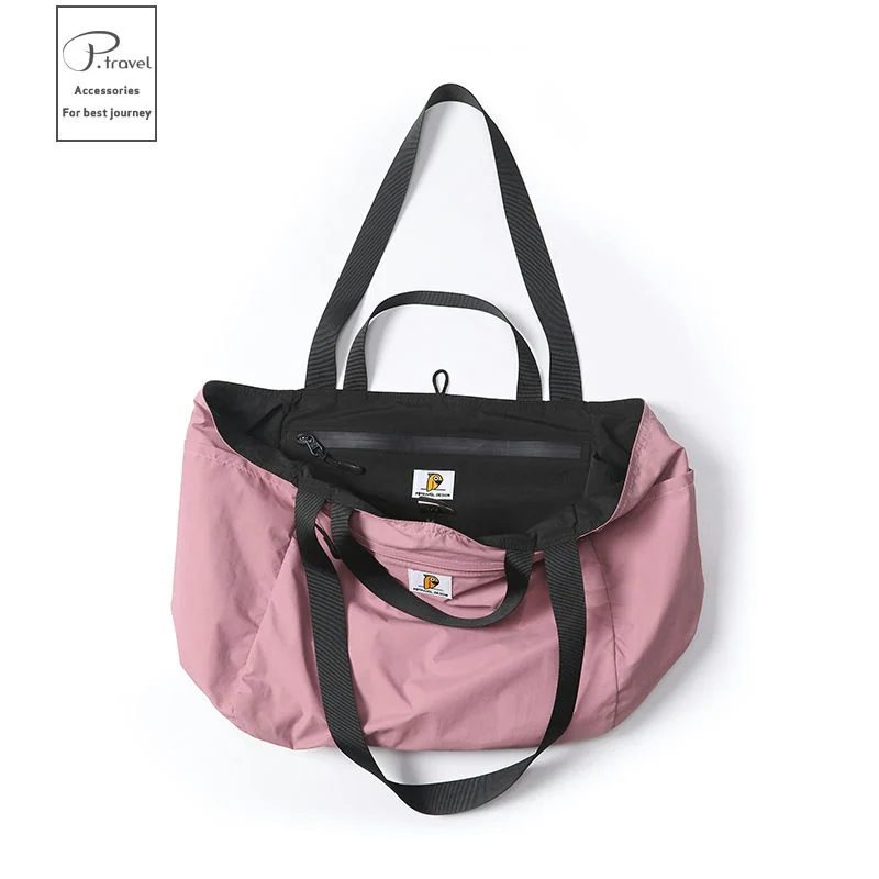 Foldable tote with two handle lengths FA-097 by Feima Bag