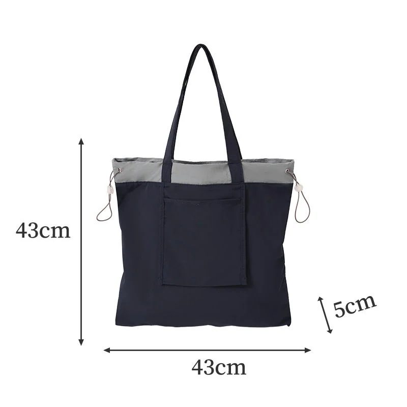 Foldable Nylon Tote with Drawcord Top FA-105 by Feima Bag
