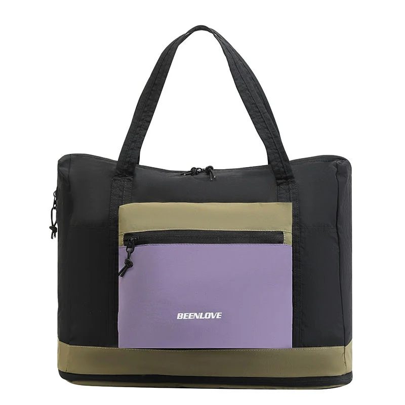 Colour-Block Tote with an Expanding Base FA-109 by Feima Bag