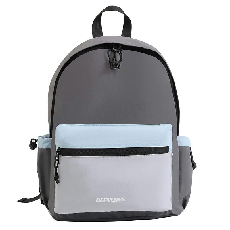 Backpack with a Colour-Block Front Zip Pocket FA-110 by Feima Bag