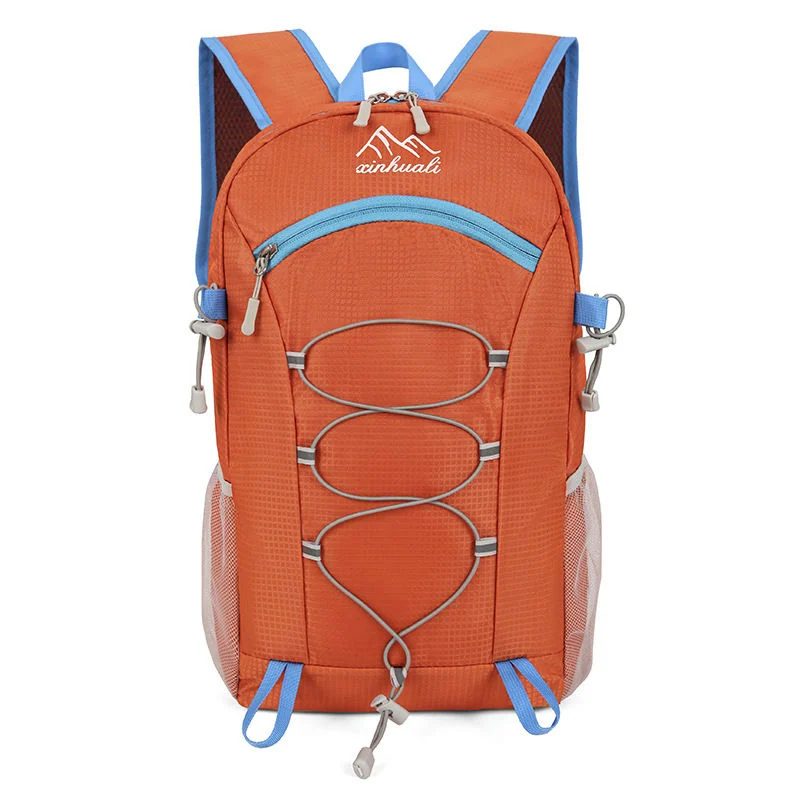 Packable Nylon Backpack with Oval Cord Lacing FA-111 by Feima Bag