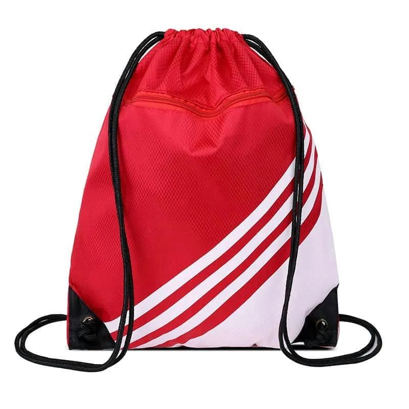 Striped Ripstop Drawstring Backpack FR-001 by Feima Bag