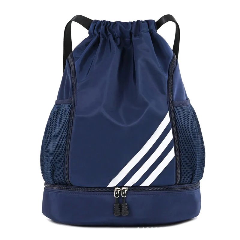 Drawstring Backpack with a Zipped Base Section FR-007 by Feima Bag
