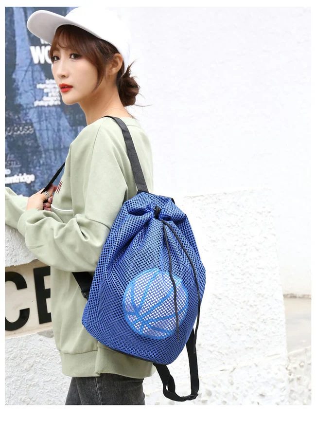Mesh Drawstring Backpack for Ball Carry FR-011 by Feima Bag