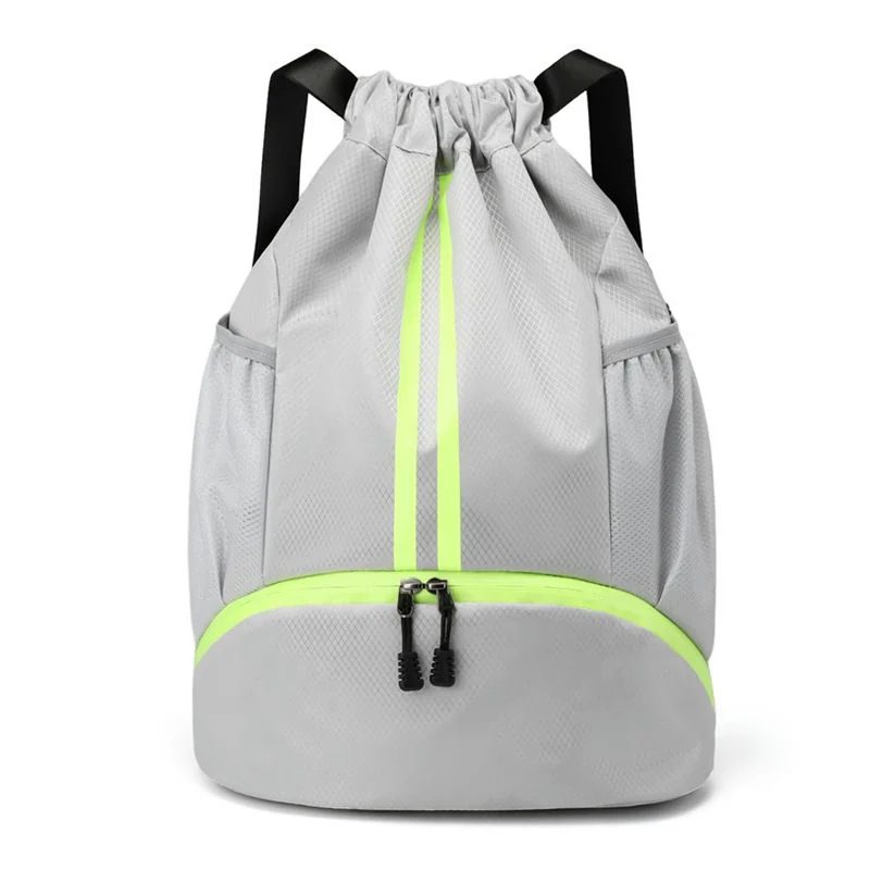 Drawstring Backpack with Lower Zip Pocket FS-004 by Feima Bag